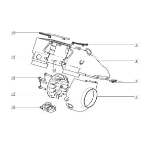 Fan assembly Kymco Filly 50 E5+