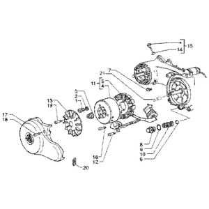 Zündung Piaggio Liberty 4-Takt bis 2005