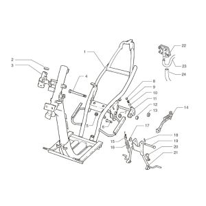 Rahmen Beta ARK-Tribe LC orange 2009 2-Takt