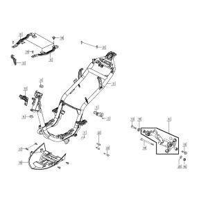 Rahmenteile AGILITY CITY 16 4T 125