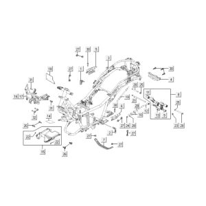 Rahmenteile Kymco Downtown 125i