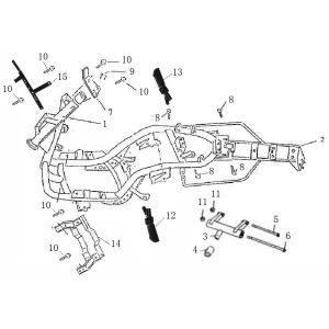 Rahmenteile Turbo RG50 pink