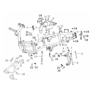 Rahmen Generic Ideo red 2007 2-Takt 25
