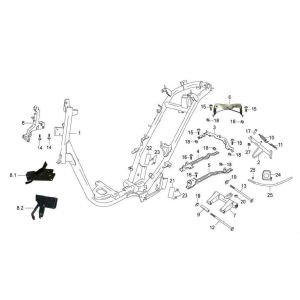 Rahmen Giantco Sprint 4-Takt