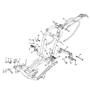 Rahmen Neco Borsalino Uno 4-Takt