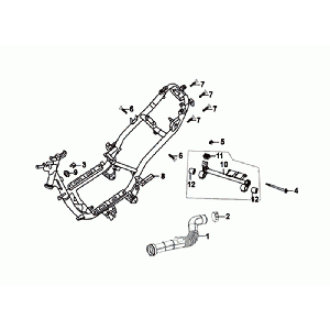 FENSTERHEBER/MOTORHALTER Sym Orbit II Euro 4 Mattgrau