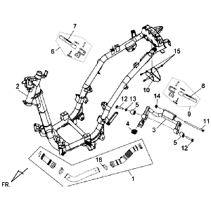 Rahmen Sym Symphony SR (BK5560) schwarz