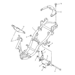 Rahmen Yamaha Neos 2-Takt (2003 bis 2008)