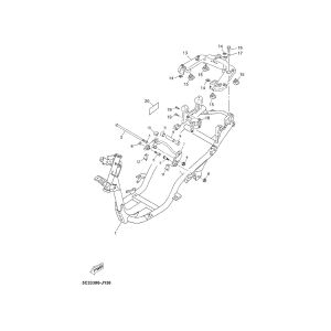 Rahmen Yamaha Neos 4-Takt (nach 2008)