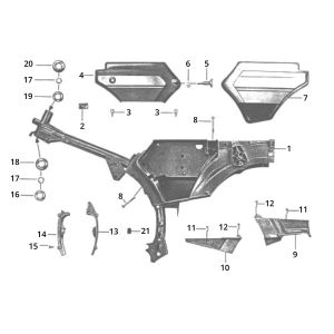 Zundapp GTS 50 517-390L Fenster