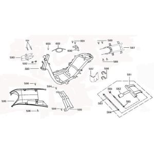 Rahmenteile AGM Joy brown