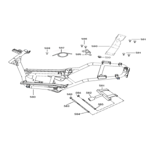 Rahmenteile Neco Lola black red