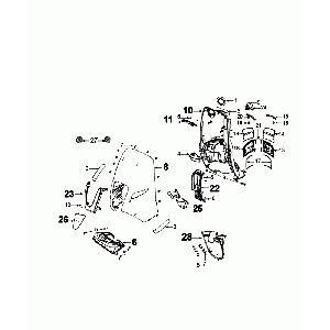 Frontplatten Peugeot Django schwarze Johannisbeere