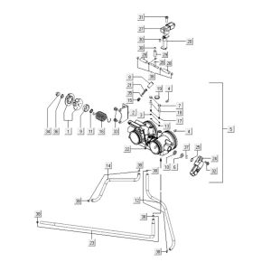 Gassgriffe Kymco Myroad 700i