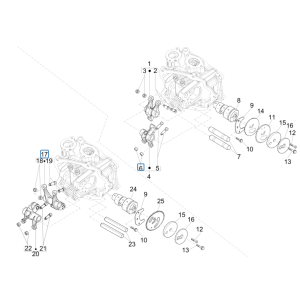 Unterstützung für den Gruppenausgleich Piaggio Beverly 125 RST 4T 4V IE E3 2010-2015 (EMEA)