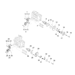Gruppenausgleichsunterstützung Vespa GTS 250 ie 2005-2016 (ohne ABS)