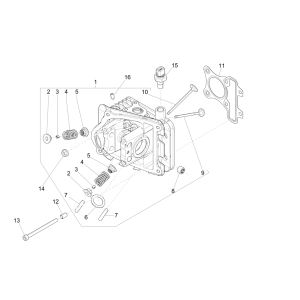 Gruppenkopf Piaggio Liberty 50 4-Takt (IGET Euro 4)