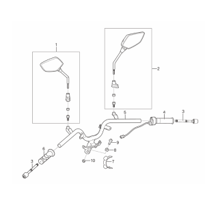 Yadea Voltguard Griffspiegel