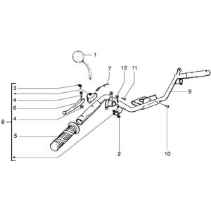 Lenkungsteile Piaggio Liberty 2-Takt bis 2005