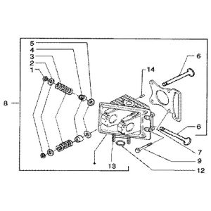 Nockenwelle Piaggio Liberty 4-Takt bis 2005
