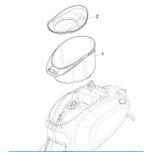 Helmfach Vespa Sprint 125 4T 3V IE ABS