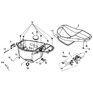 Sym Jet 4 (E086) Helmmontage rot