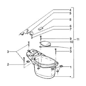 Helmauskleidung Gilera Runner 180cc FXR 2-Takt