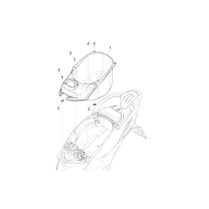 Helmabfalleimer Piaggio Liberty 50 4-Takt (IGET Euro 4)