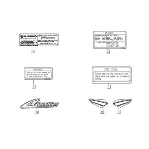 Infostickers Kymco Agility 10' 4-Takt dunkelgrau