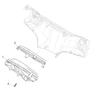 Instrumentengruppe - Cruscotto Piaggio Liberty 125 4-Takt 3V IE ABS (IGET Euro 5)