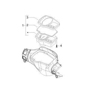 Instrumentengruppe - Cruscotto Gilera Runner 50 SP 2010-2017