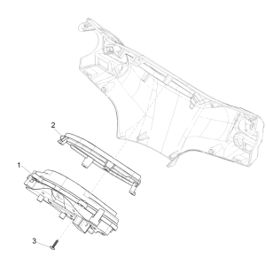 Instrumentengruppe - Cruscotto Piaggio Liberty 50 4-Takt