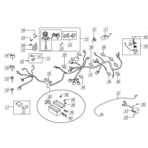 Kabelbaum Kymco MXU 400