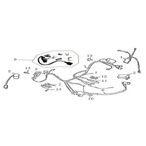 Kabelbaum China GT rosa