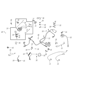 Kabelbaum Kymco People S 50i E4 Blau