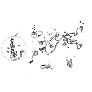 Rover Classic 4-Takt-Kabelbaum