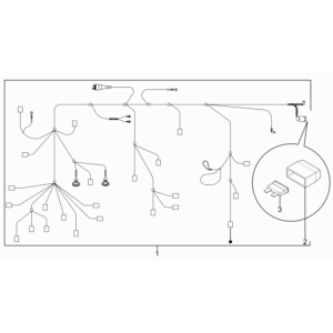 Piaggio Typhoon 50 2-Takt Euro 3 2011 Kabelbaum