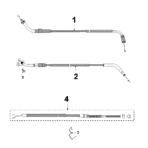 Kabel Peugeot Speedfight 3 Wechselstrom Schwarz