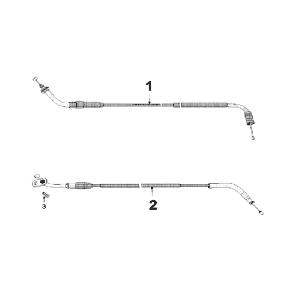 Kabel Peugeot Speedfight 3 LC grau