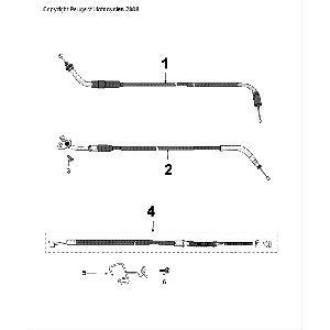 Kabel Peugeot Speedfight 4 LC schwarz/blau