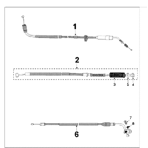Kabel Peugeot Tweet altbeige