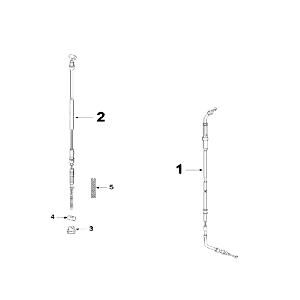 Peugeot V-clic Kabel Schwarz