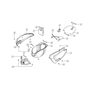 Haare schneiden hinter Kymco Like ab 2018 weiß