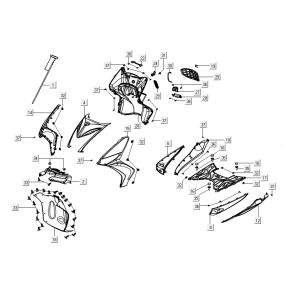 Hauben AGILITY 16+ 4T 200i Mattes Metallic-Silber