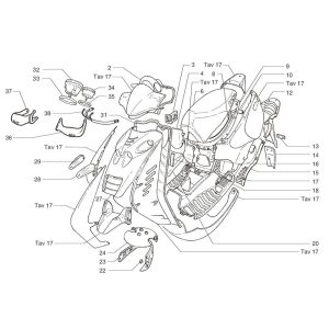 Kapdelen Beta Ark-K AC blau 2010 2-Takt