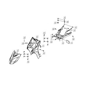 Kymco Delivery 4-Takt weiß-partsproduct-Kapdelen-Kymco-Delivery-4-takt-wit