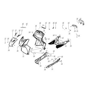 Vorderhaar schneidet Kymco Agility City 16 200i