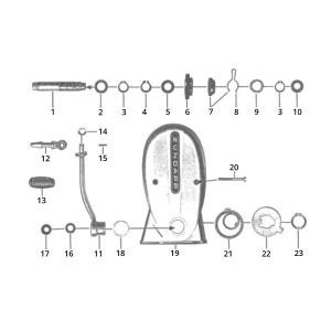 Kickstartergehäuse Zundapp GTS 50 517-39L0