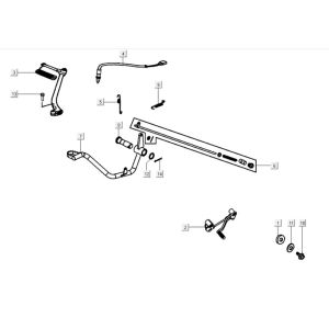 Kickstarter Kymco K-Pfeife 125cc