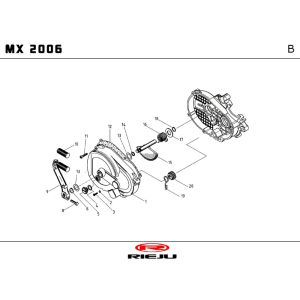Kickstarter Rieju MX blue 2010 2-Takt